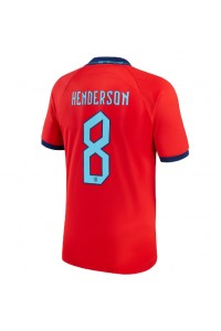 Engeland Jordan Henderson #8 Voetbaltruitje Uit tenue WK 2022 Korte Mouw